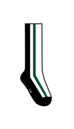 Носки трикотажные для мальчиков, 2 пары в комплекте черный,белый,темно-зеленый