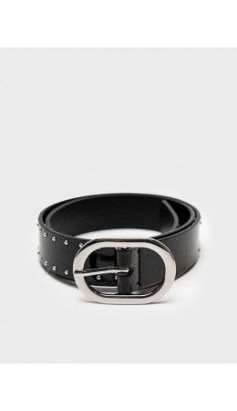 Ремень для девочек черный