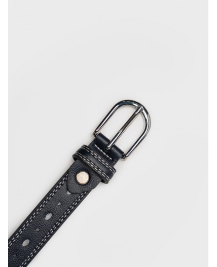 Ремень для девочек тёмно-синий