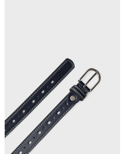 Ремень для девочек тёмно-синий