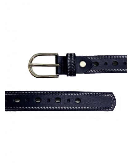 Ремень для девочек тёмно-синий