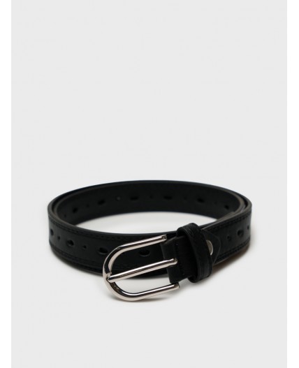 Ремень для девочек черный