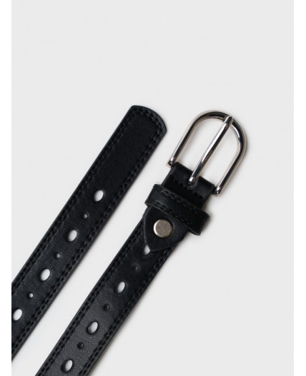 Ремень для девочек черный