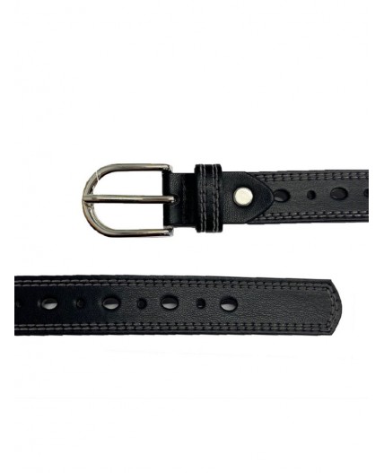 Ремень для девочек черный