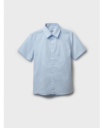 Рубашка текстильная для мальчиков (comfort fit) голубой