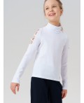 Водолазка трикотажная для девочек белый
