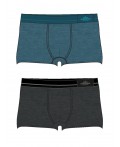 Трусы трикотажные для мальчиков - боксеры, 2 шт в комплекте тёмно-синий,черный