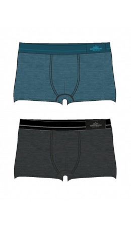 Трусы трикотажные для мальчиков - боксеры, 2 шт в комплекте тёмно-синий,черный