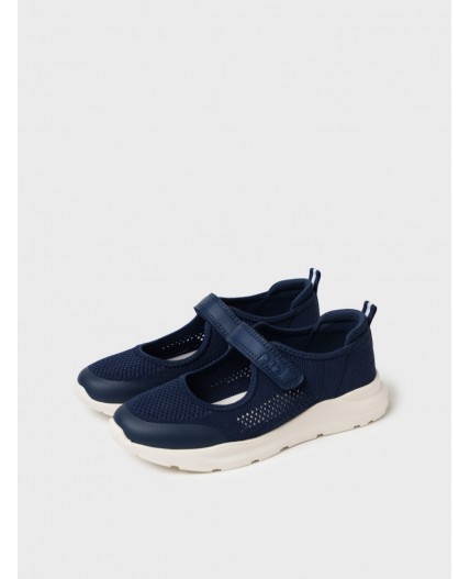 Туфли для девочек тёмно-синий