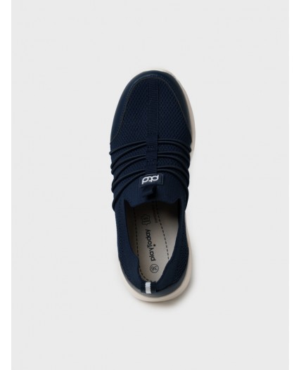 Полуботинки для мальчиков тёмно-синий