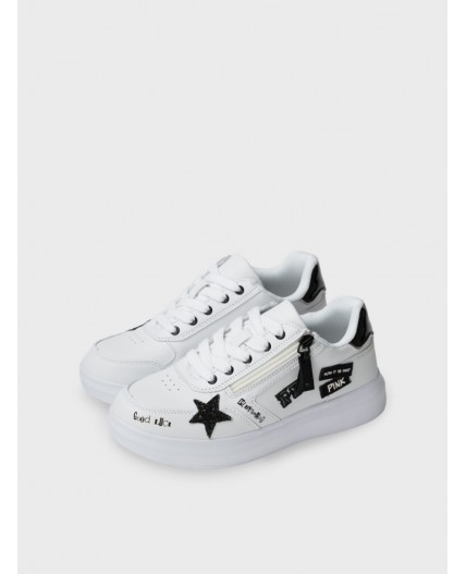 Полуботинки для девочек белый