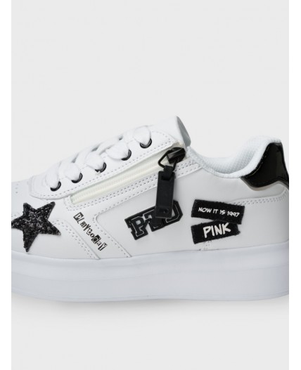 Полуботинки для девочек белый