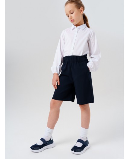 Туфли для девочек тёмно-синий