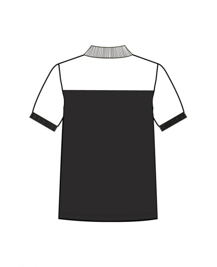 Джемпер трикотажный с воротником поло для мужчин белый,черный,бежевый