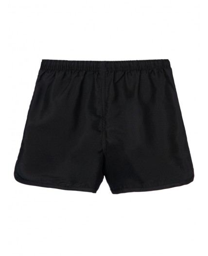 Шорты текстильные пляжные для девочек черный