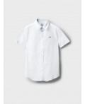 Сорочка текстильная для мальчиков (slim fit) белый