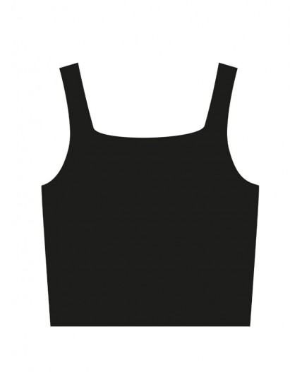 Жилет трикотажный для девочек черный