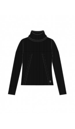 Водолазка трикотажная для девочек черный