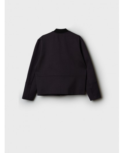 Жакет трикотажный для мальчиков темно-серый