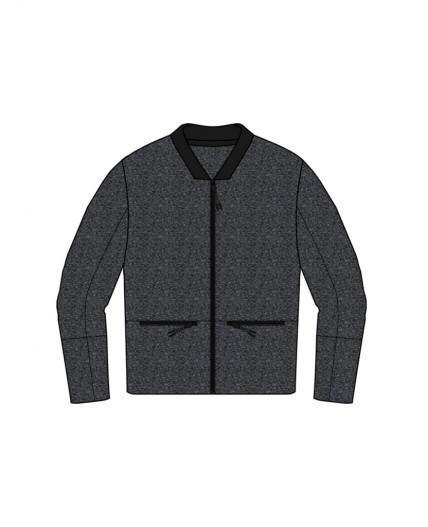 Жакет трикотажный для мальчиков темно-серый