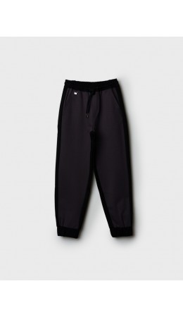 Брюки трикотажные для мальчиков черный