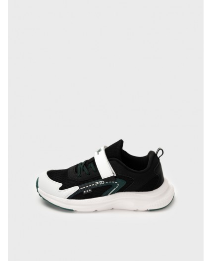 Полуботинки для мальчиков черный,белый,зеленый