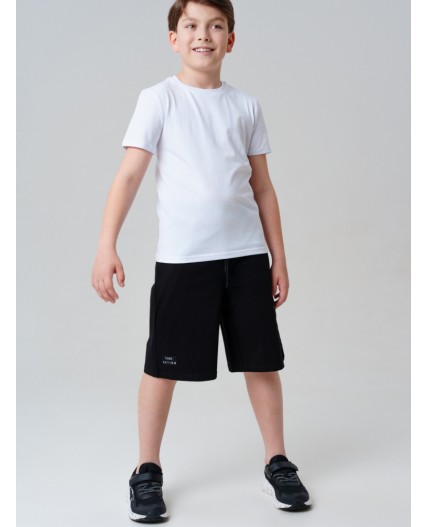 Полуботинки для мальчиков черный,белый