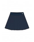 Юбка текстильная для девочек тёмно-синий