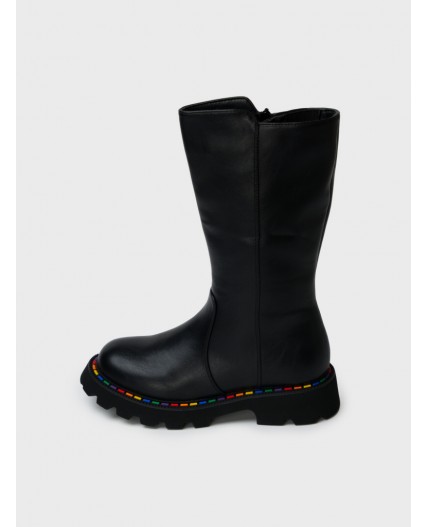 Сапоги для девочек черный