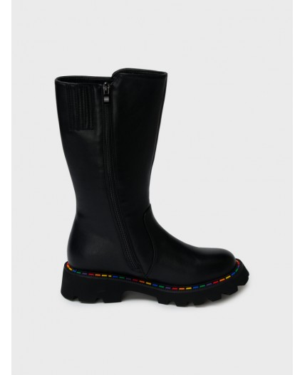 Сапоги для девочек черный