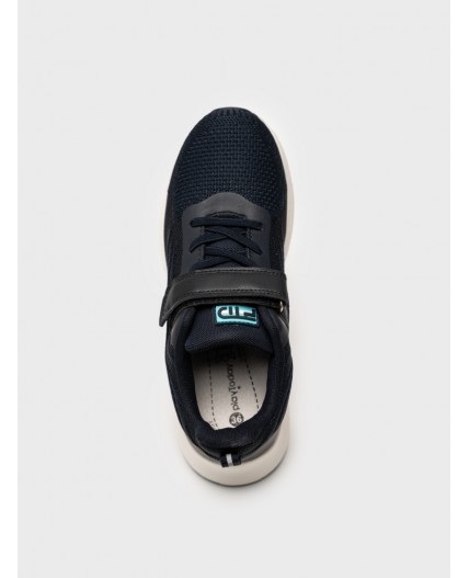 Полуботинки для мальчиков тёмно-синий