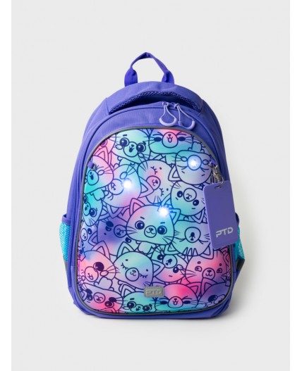 Рюкзак текстильный для девочек разноцветный