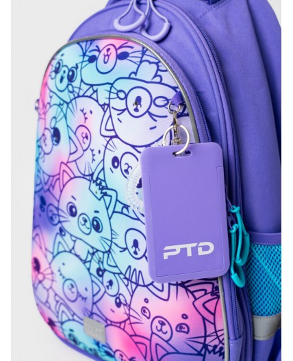 Рюкзак текстильный для девочек разноцветный