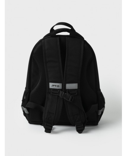 Рюкзак текстильный для мальчиков черный,серый