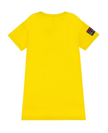 Платье трикотажное для девочек жёлтый