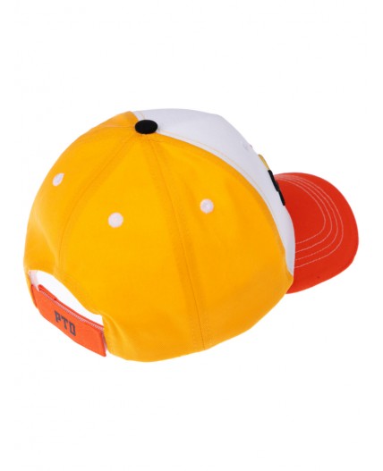 Кепка текстильная для мальчиков жёлтый,белый,оранжевый
