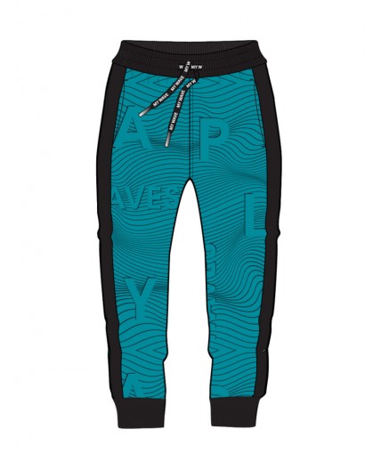 Брюки трикотажные для мальчиков черный,синий