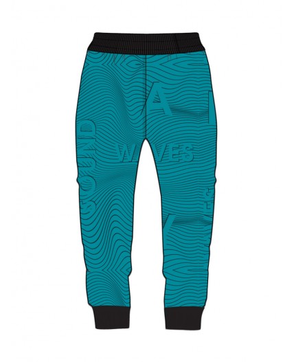 Брюки трикотажные для мальчиков черный,синий