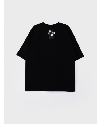 Фуфайка трикотажная для мальчиков (футболка) черный