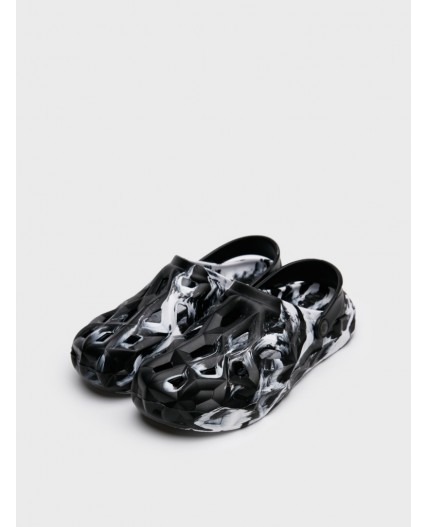 Сабо для мальчиков черный,белый