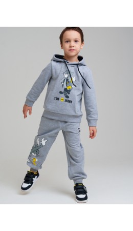 Толстовка трикотажная для мальчиков серый