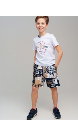 Шорты трикотажные для мальчиков разноцветный