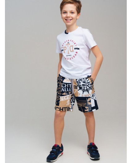 Шорты трикотажные для мальчиков разноцветный