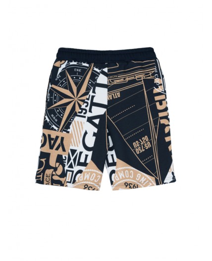 Шорты трикотажные для мальчиков разноцветный