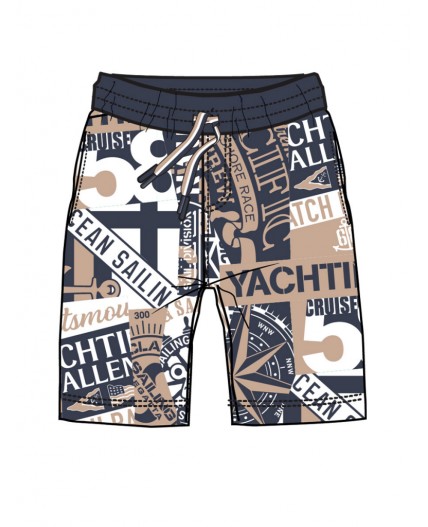 Шорты трикотажные для мальчиков разноцветный