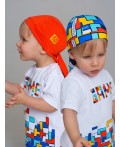 Бандана детская трикотажная для мальчиков, 2 шт в комплекте разноцветный