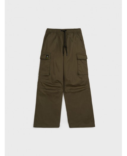 Брюки текстильные для мальчиков хаки