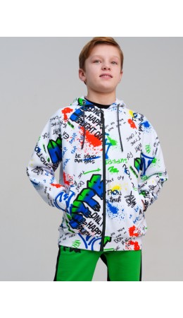 Толстовка трикотажная для мальчиков разноцветный