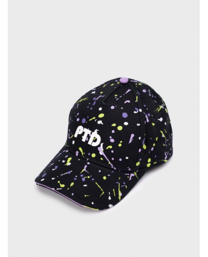 Кепка текстильная для девочек черный,светло-зеленый,сиреневый