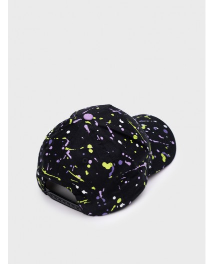 Кепка текстильная для девочек черный,светло-зеленый,сиреневый